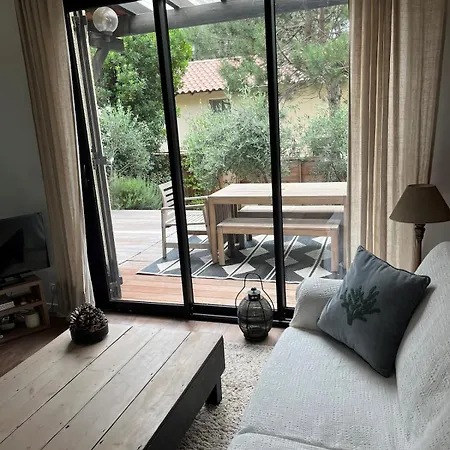 度假居 Au Calme Entre Le Golf Et L'ocean 拉卡诺